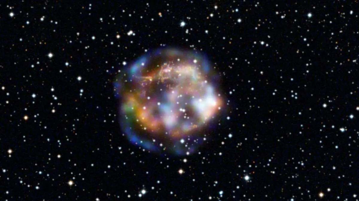 Foto de una supernova